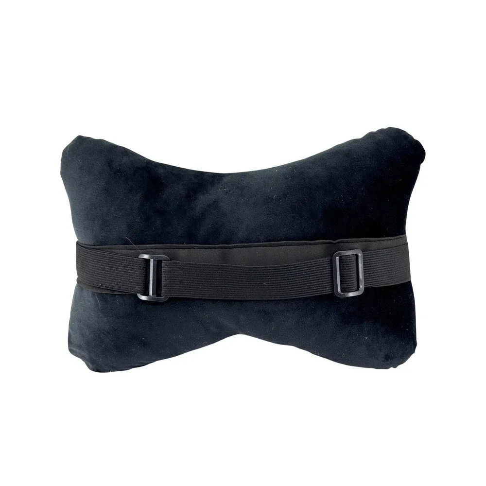 Secretlab Plush Head Pillow Gaming Chair Headrest Black with Purple Logo NEW